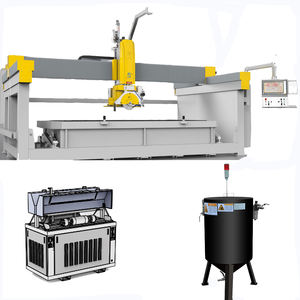 TITAN Plus 5 + getto d'acqua combinato CNC 5 assi ponte sega e <span class=keywords><strong>Waterjet</strong></span> pietra Cutitng macchina SawJet - Product Image 6