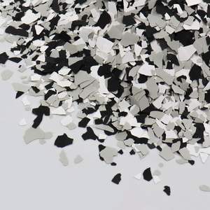 Kits de revestimientos de virutas de color decorativo negro, <span class=keywords><strong>gris</strong></span> <span class=keywords><strong>claro</strong></span>, Blanco LSY para pintura de <span class=keywords><strong>Casa</strong></span> Interior y Exterior de pared de garaje - Product Image 1