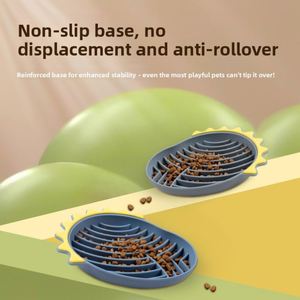 Silicone Pet Licking <b>Mat</b> & Slow-Feeding Dish with Suction Base for <b>Cats</b> and Dogs-Dinosaur Head Design - Product Image 3