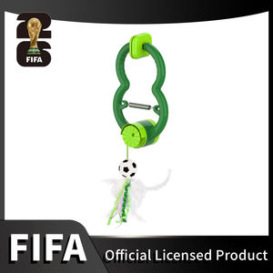 Jouet pour animaux de compagnie officiel de la Coupe du monde <span class=keywords><strong>FIFA</strong></span>, jouet interactif à suspendre à la porte, ballon de gardien de but sauteur, jouet à plumes pour chat pour l'exercice - Product Image 3