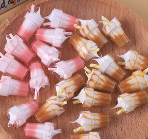 Nuevos Dijes Kawaii de Resina con Forma de Vaso de Helado y Botellas para Beber, Figuras para Casa de Muñecas, Juguetes DIY, Miniaturas 3D, Recuerdos al por Mayor para Cocina - Product Image 3