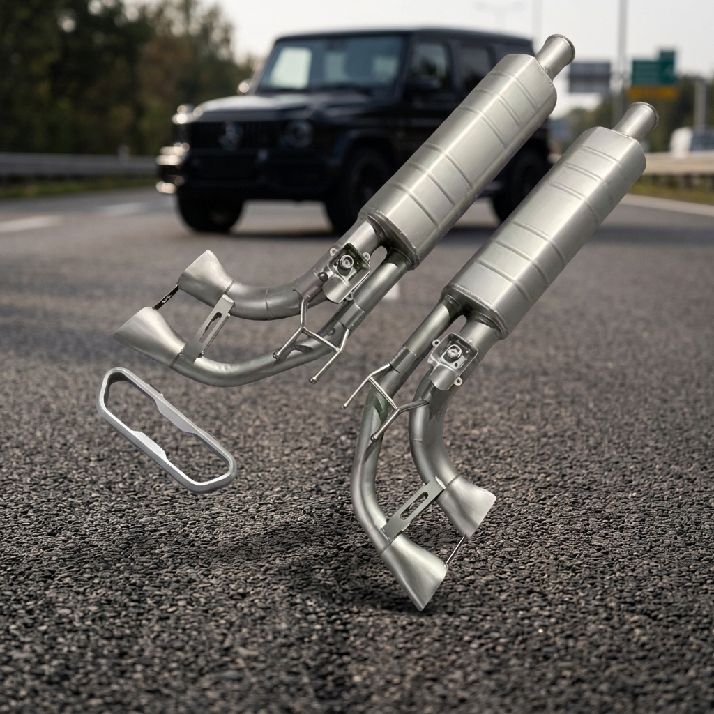 VantaFlow Titanium Performance Catback Exhaust System for Mercedes-Benz G63 AMG W465 4.0T V8 2024-2026 Upgrade Exhaustpipe With Muffler