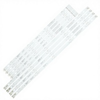 Bande LED de rétroéclairage TV BEIMEI JLD49091330-001FS-M COB UHD Aluminium 12000-16000K CRI76 49LJ550T-TA 49LJ5500 49UK6340 8 PIÈCES/ENSEMBLE pour