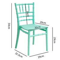 Chaises de fête pour enfants de style nordique, table en plastique rose pour enfants et chaises en plastique bambou pour événements