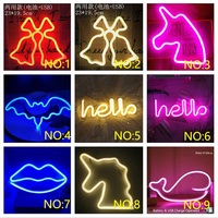 Décoration Murale Chambre à Coucher : Enseigne Néon LED Personnalisée Arc-en-ciel Suspendue, Lampe de Nuit Tendance pour Fêtes à Domicile