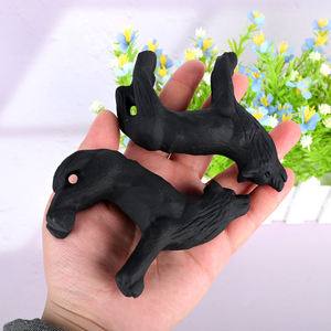 Vente en gros de sculptures et sculptures en cristal naturel poli chien obsidienne pour la décoration de la maison - Product Image 5