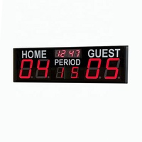 Tableau d'affichage numérique portable à 10 chiffres avec télécommande pour basketball/tennis/volley-ball