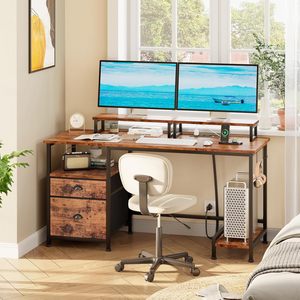 Cross-border trade, home use, multi-functional desktop computer <b>desk</b>, custom-made, modern minimalist floor-standing storage - Product Image 1