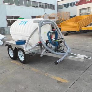 Remorques à eau potable à vendre Remorque mobile de lavage de voiture à haute pression avec réservoir d'eau 1000l Réservoir d'eau Remorque-citerne à vendre - Product Image 6