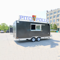 Camion de restauration mobile Chammp avec cuisine complète pour la restauration rapide et les services de collations - Unité de traiteur extérieure personnalisable