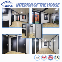 Casa Contenedor Plegable Prefabricada, Cabaña Modular Expandible, Solución de Vivienda Portátil