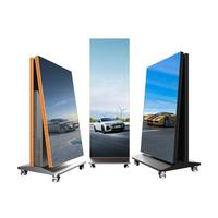 Écran d'affiches LED pliable intérieur P2.5 Écran d'affichage publicitaire pour centre commercial