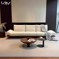 Design moderne hôtel réglable loisirs canapé ensemble villa salon rotatif blanc tissu rembourré meubles
