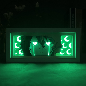 Boîte à lumière <span class=keywords><strong>Bleach</strong></span> <span class=keywords><strong>Ulquiorra</strong></span> Cifer Anime, lumière de nuit LED en papier découpé 3D pour la décoration de la chambre, cadeau d'anniversaire, boîte à lumière <span class=keywords><strong>Bleach</strong></span> - Product Image 3