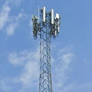 เสาส่งสัญญาณโทรคมนาคม 5G แบบสามขา โครงสร้างเหล็กชุบสังกะสีแบบจุ่มร้อน รองรับตัวเองได้ - Product Image 1