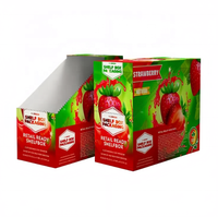 Boîtes de présentation en papier imprimé écologiques réutilisables conçues sur mesure avec bande détachable pour boissons, mélanges en poudre, chocolat, barres énergétiques