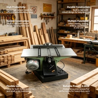 Mini scie de table électrique, petite machine à scier pour les travaux manuels, la modélisation et les projets de découpe de bois légers en intérieur