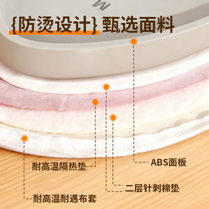 Handheld Ironing Board Portable Anti Scald Heat Insulating Rectangle Non Woven Fabric For Household Use - Product Image 3