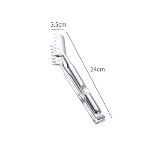Pinces <span class=keywords><strong>à</strong></span> <span class=keywords><strong>spaghetti</strong></span> en acier inoxydable épaissi, multifonctionnelles, pour repas autonomes et grillades - Product Image 6