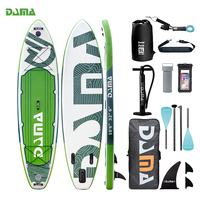 Planche à pagaie gonflable DAMA, capacité de charge 330 lb, SUP gonflable de 32 pouces de large, pont antidérapant en EVA, planche à pagaie de loisirs pour adultes