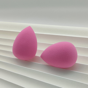 Nhà Máy Giá Phân Hủy Sinh Học Thân Thiện Với Môi Teardrop Trang Điểm Miếng Bọt Biển Mang/Du Lịch Trường Hợp Vẻ Đẹp Trứng Latex Miễn Phí Miếng Bọt Biển Tùy Chỉnh - Product Image 2