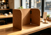 Panneau Acoustique de Confidentialité en Feutre à Fixation sur Bureau, Cloison de Bureau à Trois Côtés, 100% Fibre de Polyester, Fabrication OEM