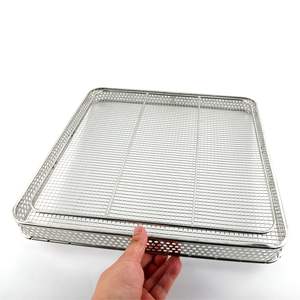 Stick Durian, formas para hornear hamburguesas flexibles de acero inoxidable para horno comercial, bandejas para hornear de silicona antiadherentes perforadas, moldes para bollos - Product Image 5