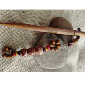 ไม้เสียบผมทำมือจากไม้แท้ พรีเมียม พร้อมลายไม้ธรรมชาติ สำหรับจัดแต่งทรงผมสไตล์ชาติพันธุ์และทันสมัย - Product Image 4