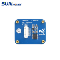 Baru 1.69 inci modul Tampilan LCD ST7789V2 Driver sudut bulat 240x280 resolusi antarmuka SPI untuk Raspberry Pi /Ardu/STM32