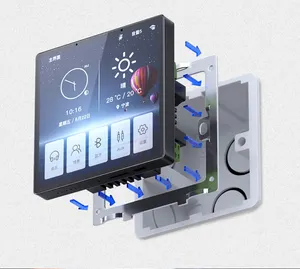 4 pulgadas Panel Tablet incrustado en la pared 86 junction box soporte de control remoto inteligente casa de automatización