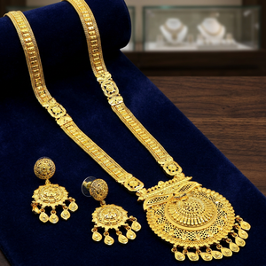 Collares Largos Chapados en Oro de 14K, 18K y 24K al por Mayor, Conjunto de Joyería de Latón con Relleno de Oro, Conjunto de Joyería Tradicional - Product Image 3