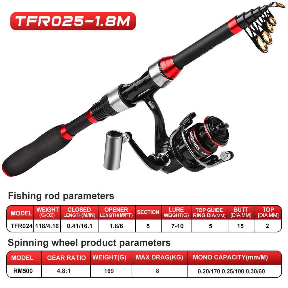 Fishing Kit Telescopic Saltwater Fishing Rod And Reel Combo Pre-spooled Fishing Rod And Reel Kit Fishing Kit Telescopic Saltwater Fishing Rod And Reel Combo Pre-spooled Fishing Rod And Reel Kit