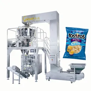 Automatic VFFS Tortillas Chips Candy Back Sealing Pillow Bag Packaging Machine Vertical Packing Machine