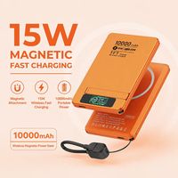 Batterie externe magnétique en aluminium 10000mAh 8,5mm ultra-mince Qi2 15W Qi2 sans fil 20W PD Charge rapide Vente en gros et Usine source B2B