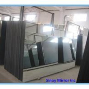 Beveled Frameless Bathroom <b>Mirror</b> Wall Mounted Contemporary <b>Silver</b> Glass with Polished Edge for Home Decoration Wholesale - Product Image 6