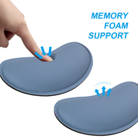 Tapis de souris de bureau antidérapant 3D personnalisé ergonomique avec mousse à mémoire de forme et support de repose-poignets Tapis de souris en caoutchouc