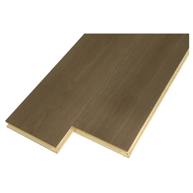 Pavimento in legno duro con ingegneria a 3 strati pavimenti in legno di quercia e raso Eco-friendly