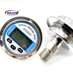 -0.1mpa Medidor de presión de vacío Manómetro digital Monitor 60mm 100mm Montaje trasero Medidor de presión digital de agua hidráulica - Product Image 1