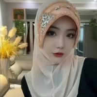 Hijab instantané une pièce à bord rigide en cristal de forme spéciale avec perles triangulaires pour femmes musulmanes