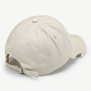 Casquette de baseball rétro déchirée à 6 panneaux en 100 % coton, unisexe, réglable, à visière souple et incurvée, motif satiné, printemps/été - Product Image 3