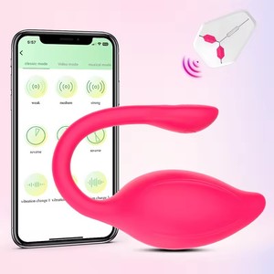STELLAR PATH Vibrateur féminin portable à 9 fréquences, télécommande via application de téléphone portable, stimulation du point G sans fil, silicone + ABS - Product Image 2