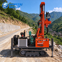 Petite foreuse hydraulique portable pour puits, équipement diesel pour le développement des eaux souterraines en profondeur