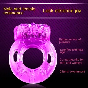 Kristal Vibrerende Ring Elektronische Vibrerende Ring Mannelijke Volwassen Seksproducten Groothandel