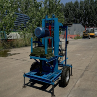 Petite machine de forage de puits d'eau électrique portable, équipement de forage de puits pour usage domestique et agricole