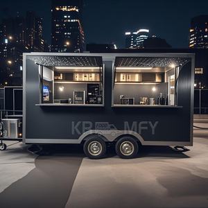 Camion de cuisine mobile sur mesure, design personnalisé, USA, pour pizza, tacos, restauration rapide, avec plan de travail en acier inoxydable - Product Image 6