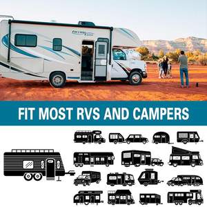 Kayme — housse de pare-brise magnétique étanche UPF30 + N52, protecteur de fenêtre, <span class=keywords><strong>accessoires</strong></span> pour RV - Product Image 6