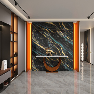 Great Quality Modern Waterproof Marble Tile Sticker PVC+<strong>Vinyl</strong> Peel Stick <strong>Wall</strong> Panel Self-Adhesive Household Backsplash - Product Image 3