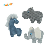 Jouet sonore pour chien Famipet : Nouveau design personnalisé, animaux en peluche mignons, doux et froissés, jouets couineurs pour chiens