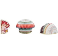 Lampe de table portable créative et flexible en forme de champignon, pliable, avec base en bois, LED et commande tactile, pour la maison et la chambre