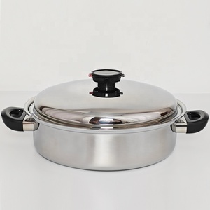 Casseroles à induction en acier inoxydable 304 3 plis pour la cuisine Cuisine Sécurité Micro-ondes Lave-vaisselle - Product Image 6